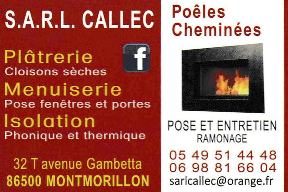 SARL CALLEC - Plâtrerie, Menuiserie, Isolation, Carrelage, Maçonnerie